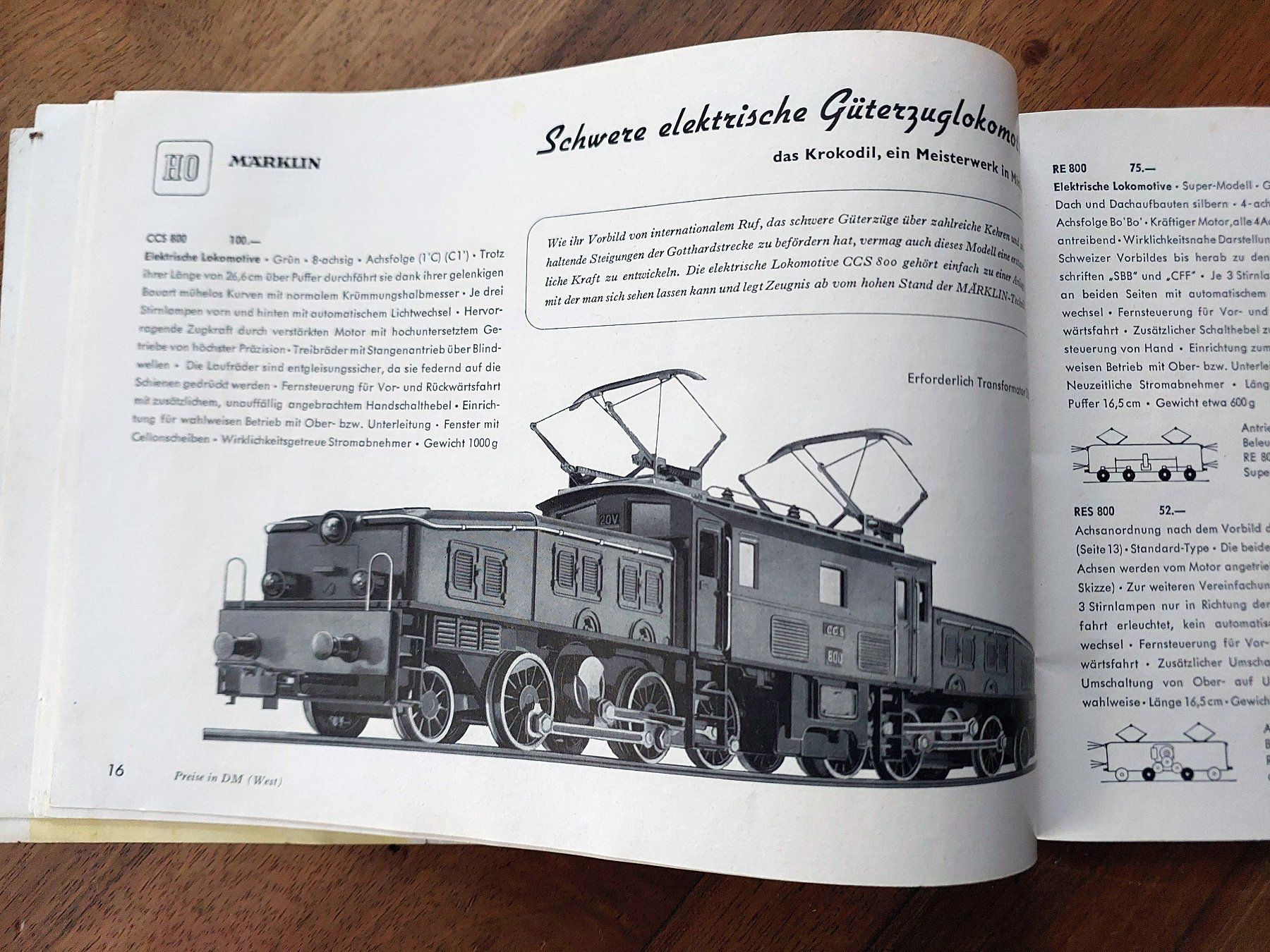 Riviste & Magazine: Märklin - Katalog D 1952 – Usato da Schönenwerd venduto da Steidi 4