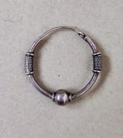 1 boucle d’oreille créole avec poinçon 925