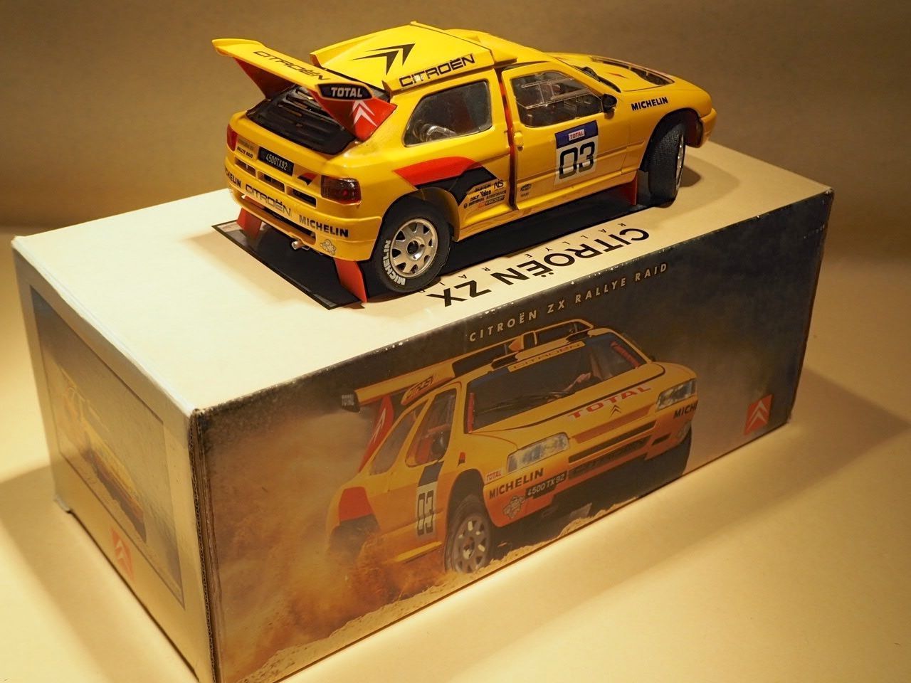 Citroën Modellini d'auto: Citroen ZX Rallye Raid 1/18 - Solido – Usato da Winterthur venduto da 602ccm 2