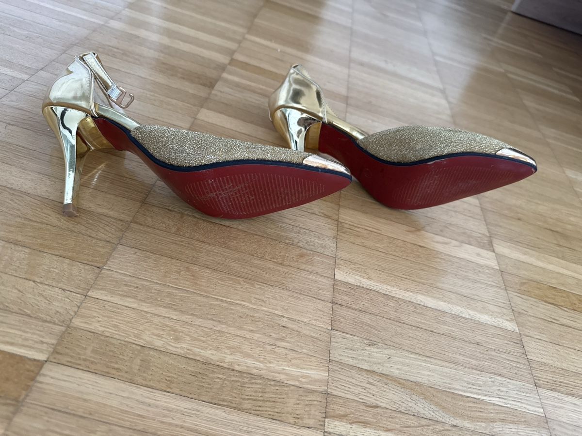 Scarpe da donna: Damen High Heels gold – Nuovo (secondo la descrizione) da Oensingen venduto da SPV9182 2