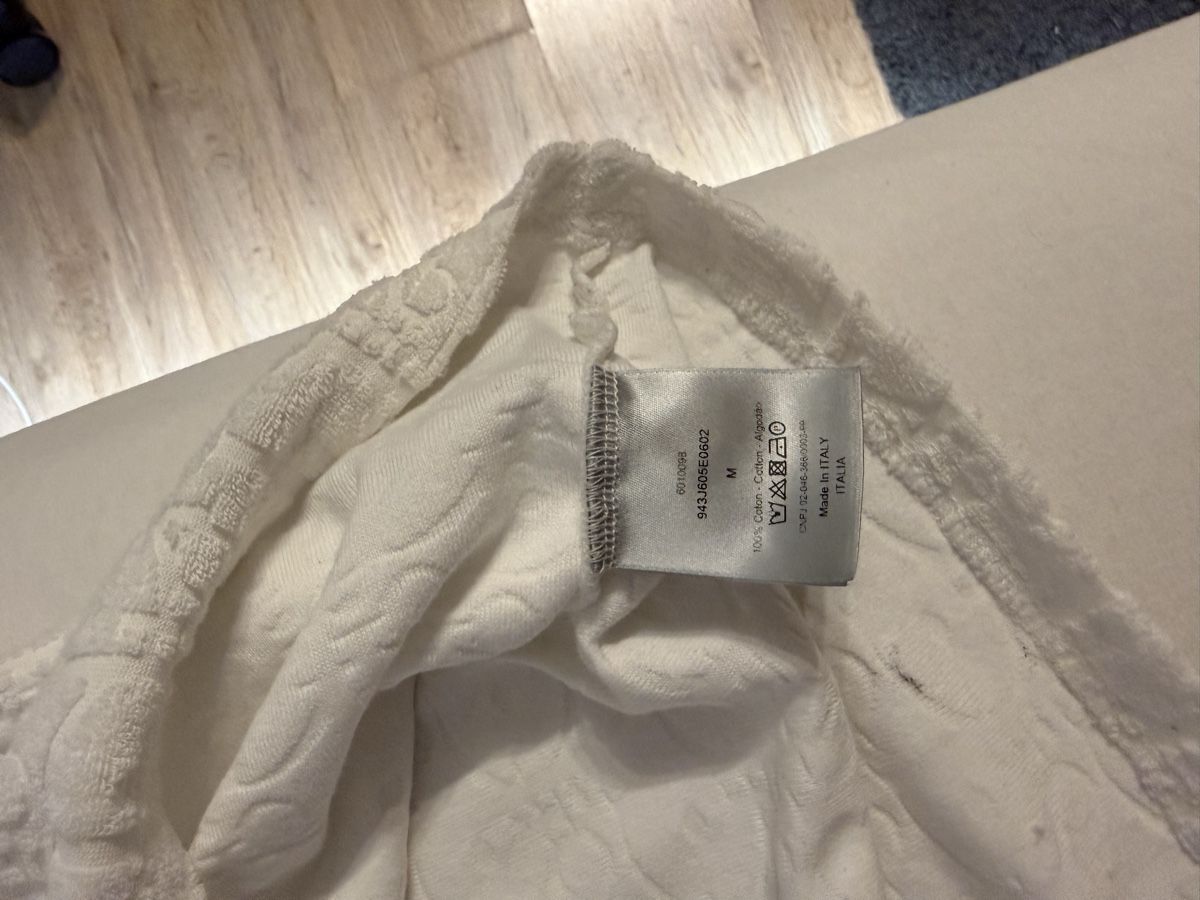 Dior T-shirt: Dior monogram frottee T-Shirt – Usato da Freienbach venduto da casciatoalessandro 2