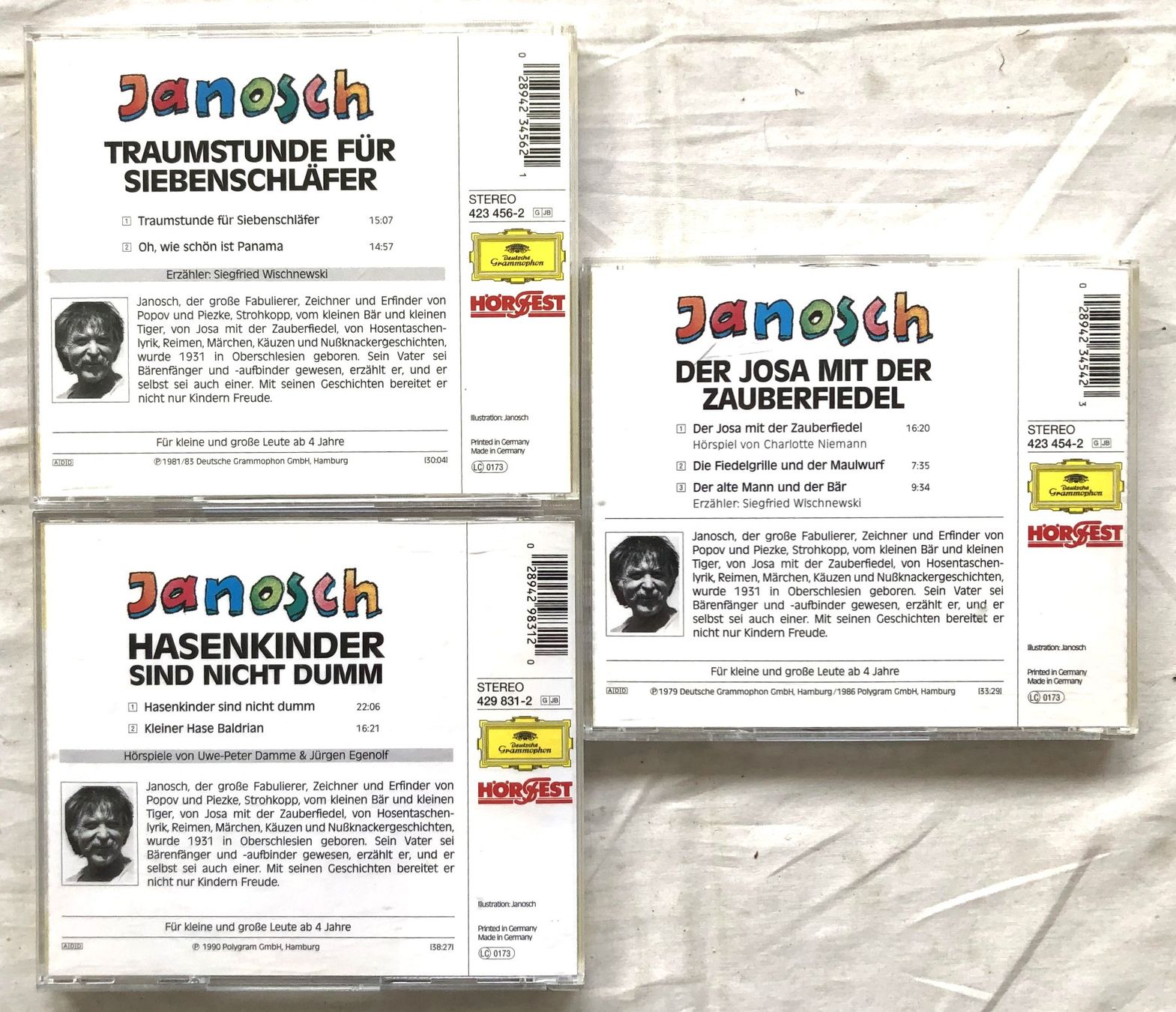 CD: 3x Janosch - Hörspiele - CD's – Usato da Schaffhausen venduto da durruti 2