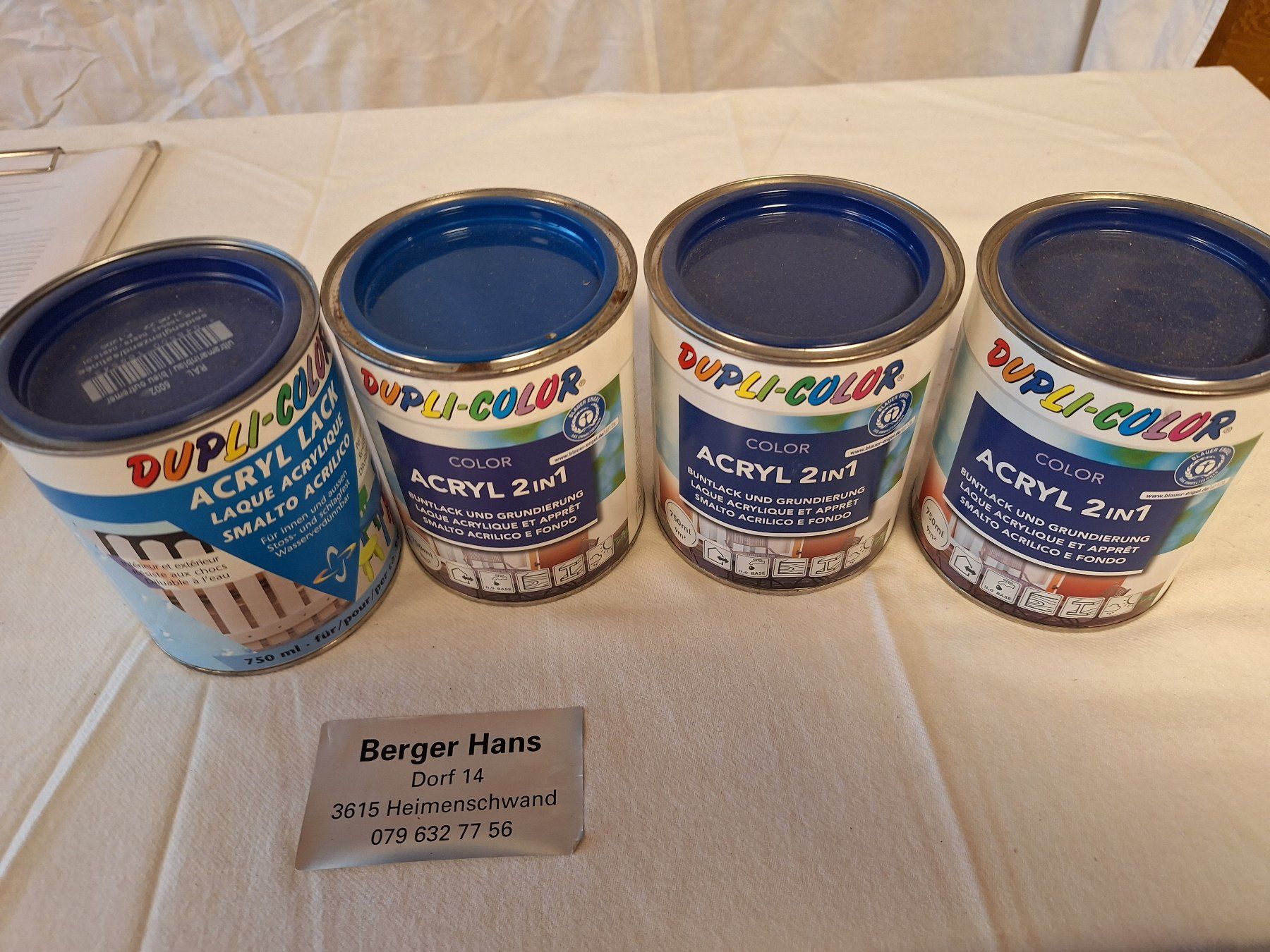 Peintures: Acryl Buntlack – Neuf (Voir description) à Heimenschwand par Hansemann2