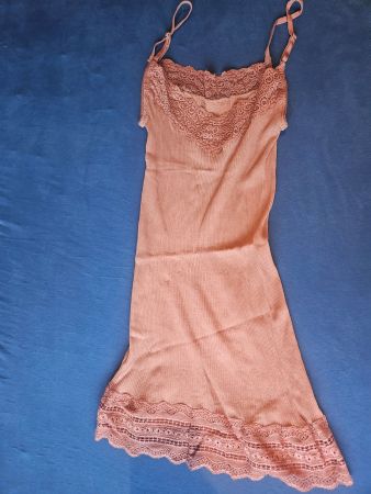 Nil Top mit Spitze, Gr. M