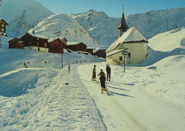 Cartoline postali: TSCHAMUT am Oberalppass – Usato da Jona venduto da philajona