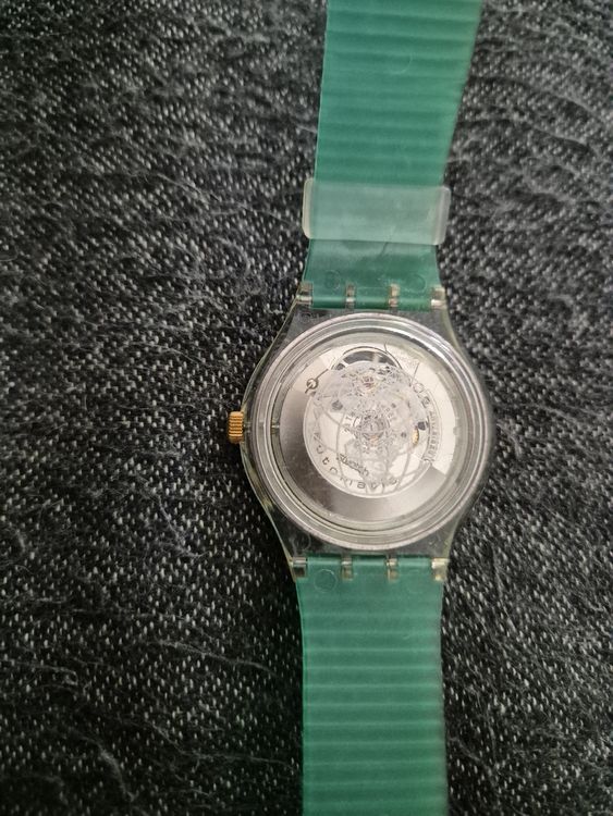 Swatch Orologi: Coole Swatch Automatik Uhr, Vintage, Grün - ein Hingucker – Usato da Binningen venduto da rom_9ls7 3