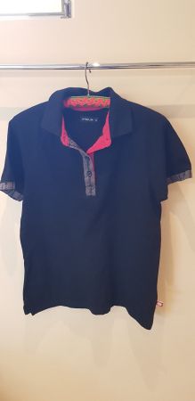 Schickes Atrium Poloshirt, Grösse M, schwarz