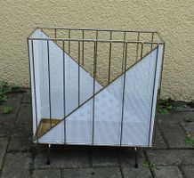 Vintage Schirmständer Stockständer Lochblech