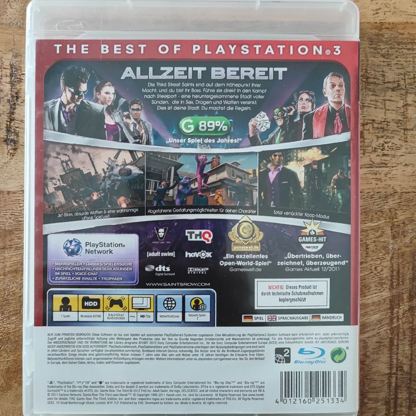 Giochi: Saints Row The Third PS3 Essentials Topzustand – Usato da Dübendorf venduto da kb86_MOVIE 1
