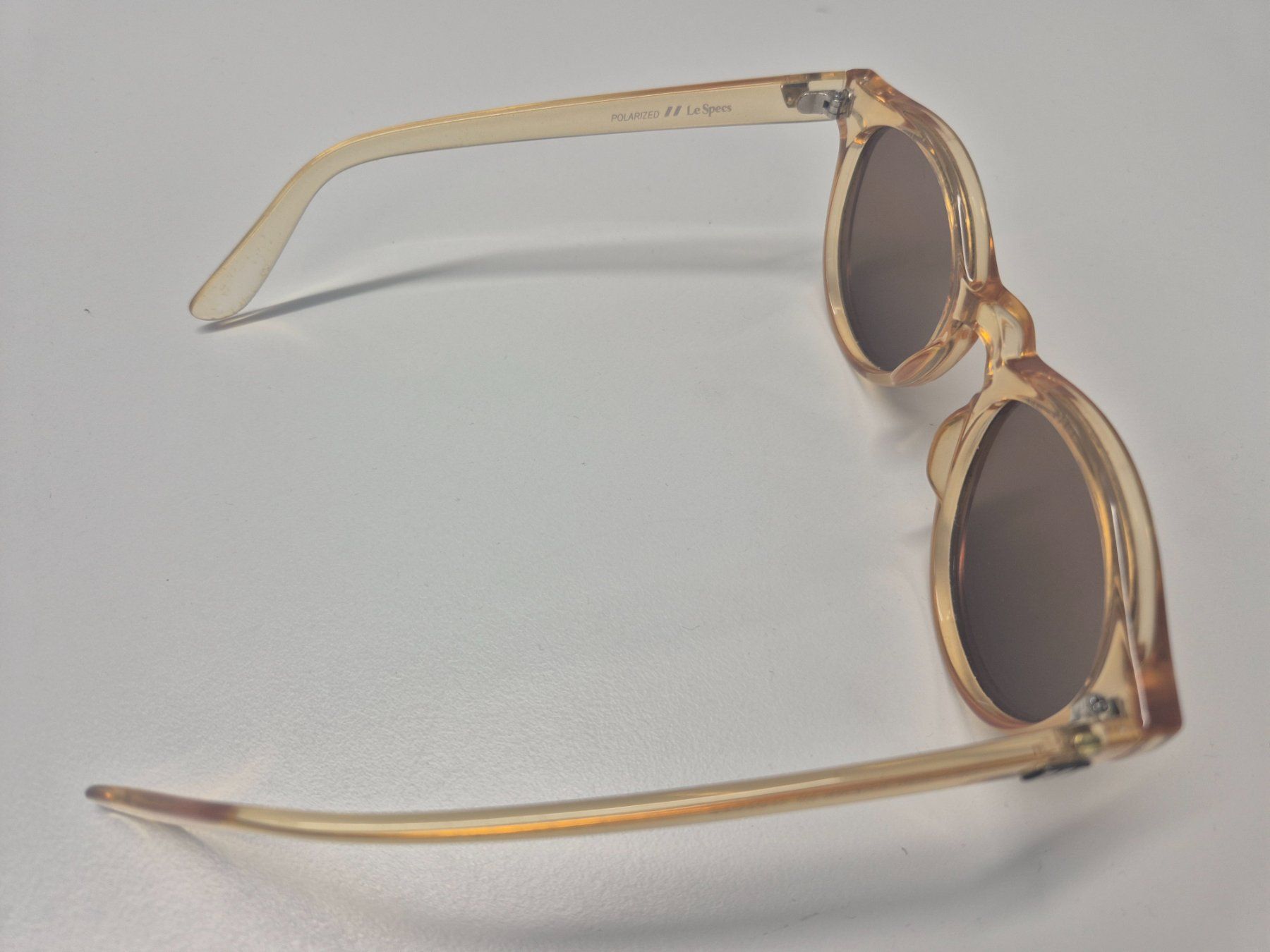 Occhiali & Lenti: Sonnenbrille transparent orange braune Gläser – Usato da Luzern venduto da lupol_Verwertungen 3