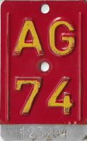 Velonummer AG 74