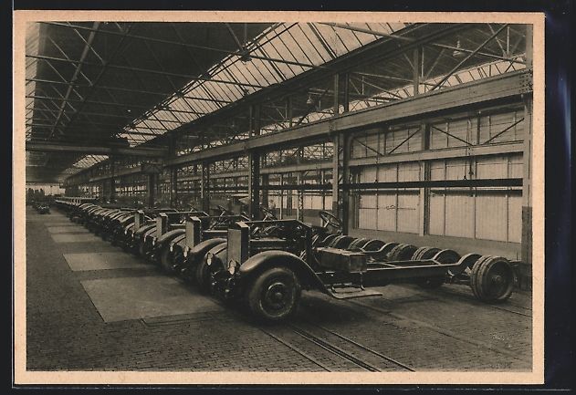 Cartoline postali: Essen, Fried. Krupp AG, Bau von Lastkraf – Usato da Berlin venduto da bartko-reher