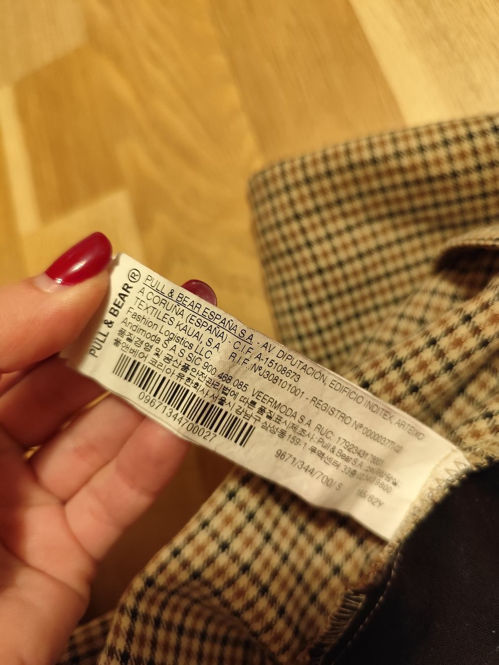 Hosen: Pull&Bear Checkered High-Waisted Trousers - Size S 🍂🍁 – Gebraucht aus Mägenwil von VintageGirly 8