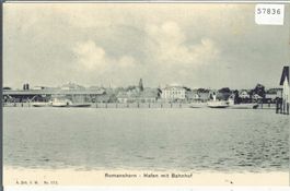 Romanshorn - Hafen mit Bahnhof