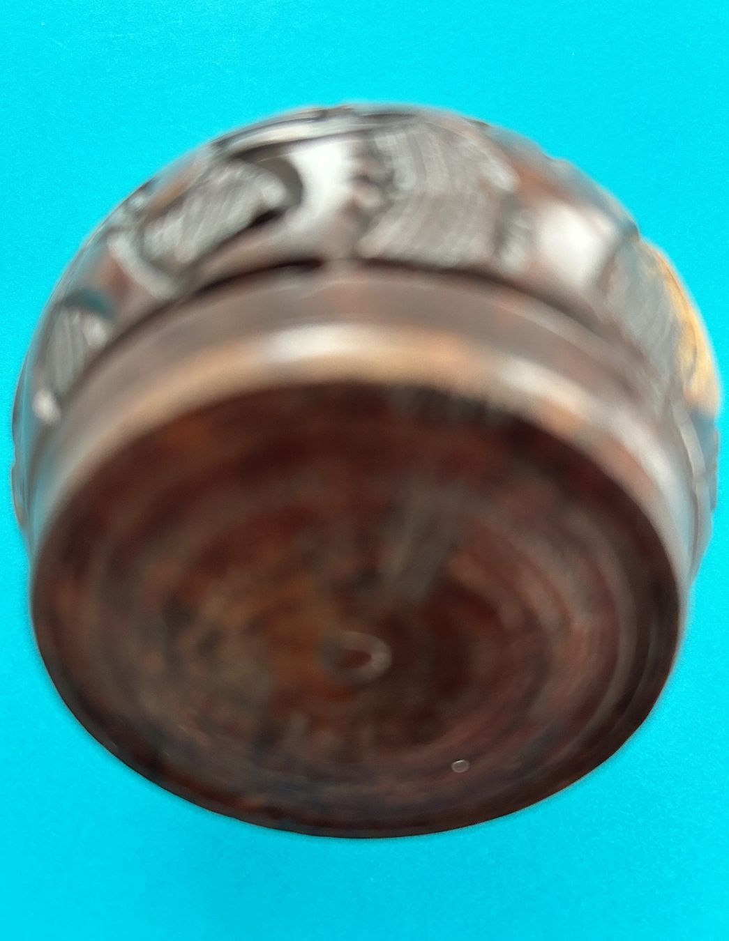Articoli in legno: EBENHOLZDOSE MIT DECKEL – Usato da Zürich venduto da Domus09 7