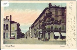 Winterthur - Museumstrasse - coloriert
