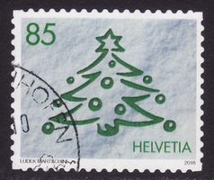 SBK-Nr. 1611 (Weihnachtsbaum 2016) gestempelt