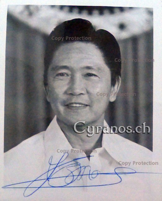 Autografi: Ferdinand Marcos (1917-1989) - Autogramm – Usato da Dietikon venduto da cyranos1