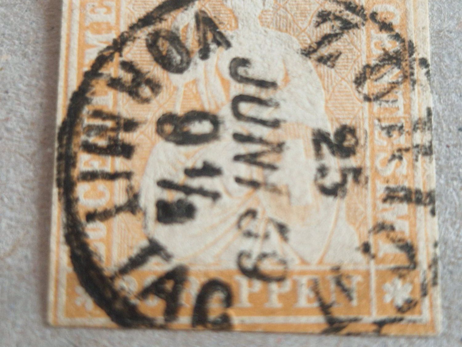 Tutti i francobolli: Strubel 25D, signiert, ab 1.- – Usato da Burgdorf venduto da Glossy01 2