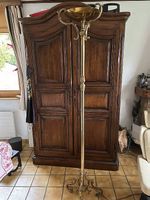 Lampadaire en bronze et laiton magnifique