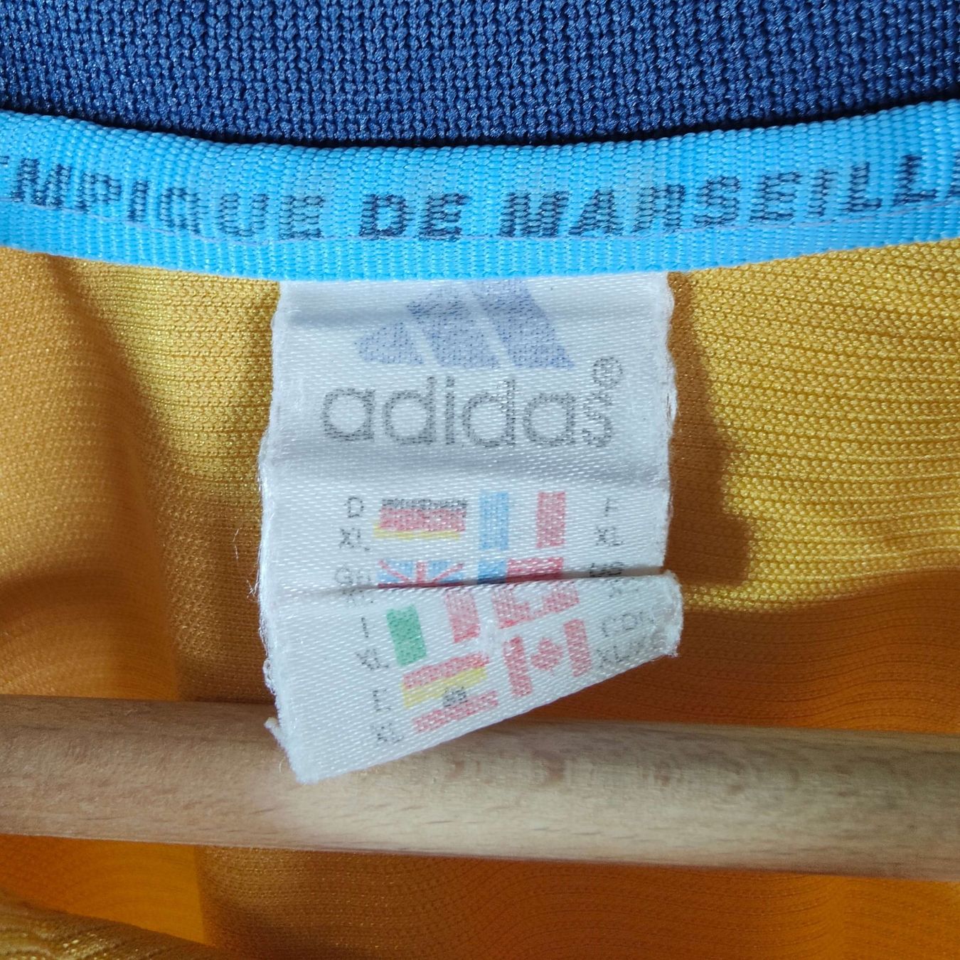Adidas Canottiere & Pantaloni: Original 1998-99 Olympique Marseille Third Trikot – Usato da Martigny venduto da eternalpitch 3