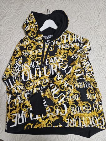 Versace Jeans Couture Hoodie Herren – Schwarz/Gold 