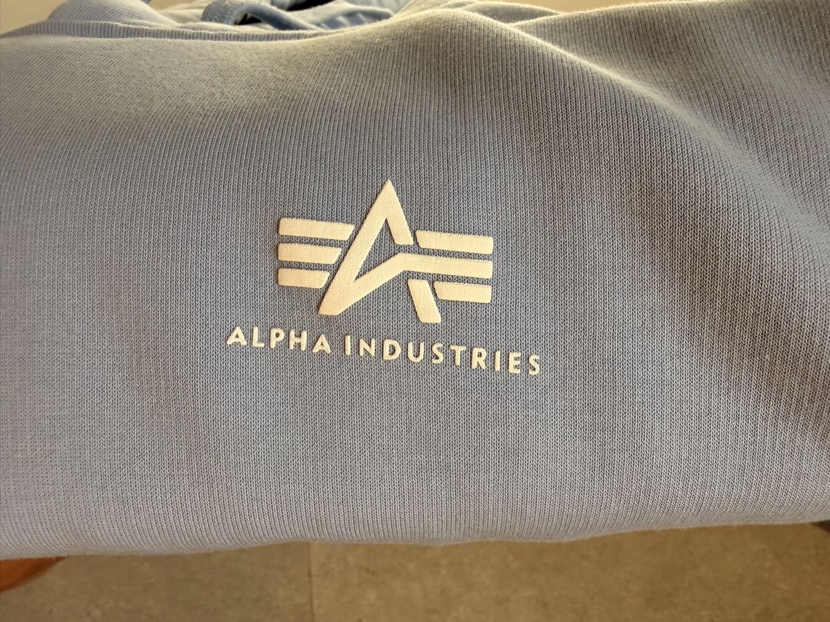 Alpha Industries Pullover & Sweatshirts: Alpha Industries Hoodie Hellblau – Neu (gemäss Beschreibung) aus Volketswil von ina_pa 4