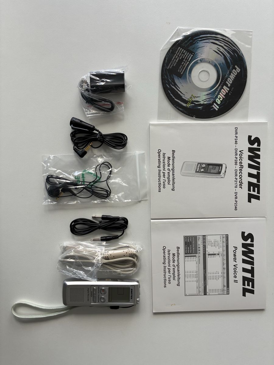 Registratori: Switel Digital Voice Recorder, Diktiergerät  – Usato da Chur venduto da Knokno199 5