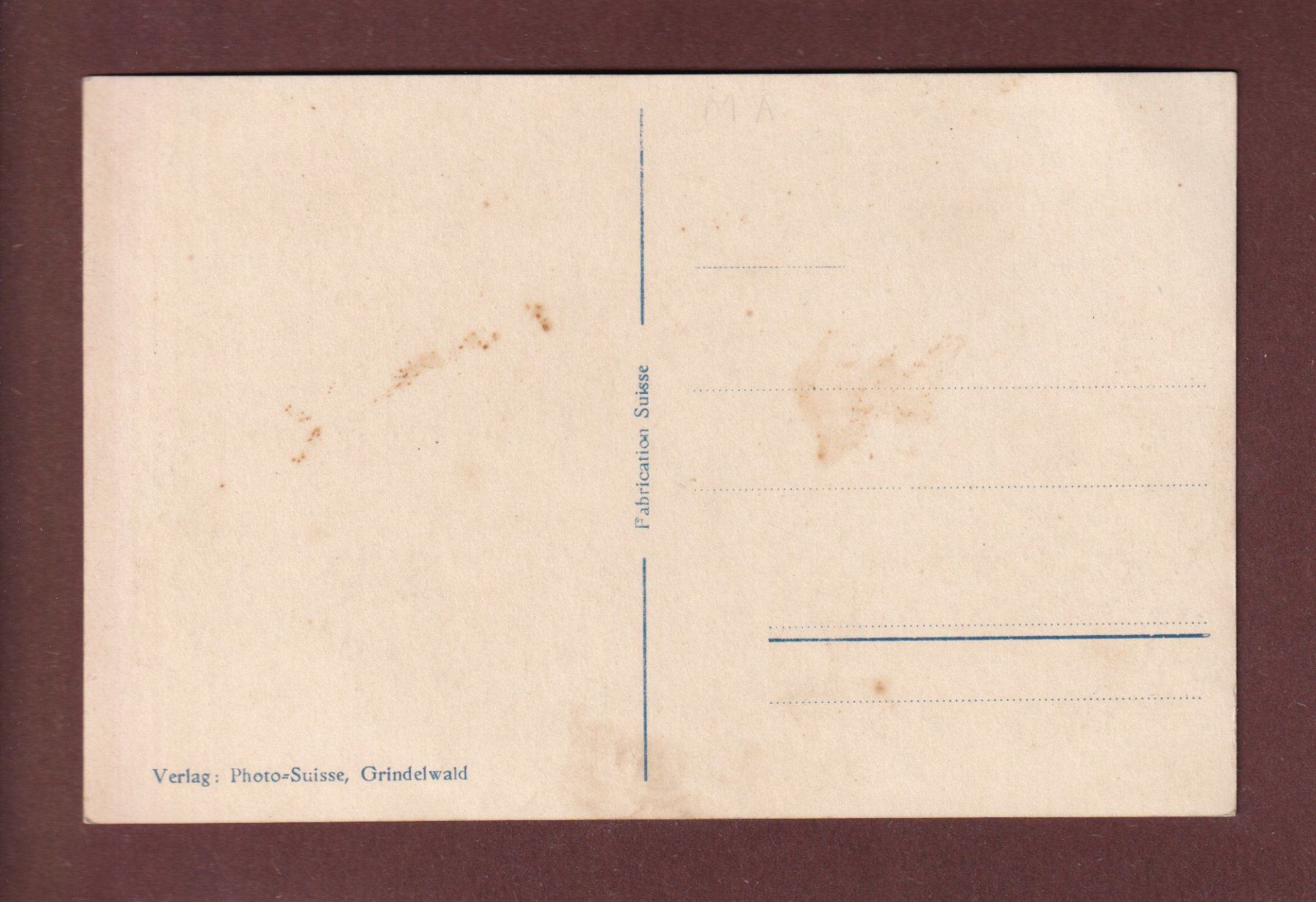 Cartes postales: GRINDELWALD - Wetterhorn – D'occasion à Pully par nicecards-shop 1