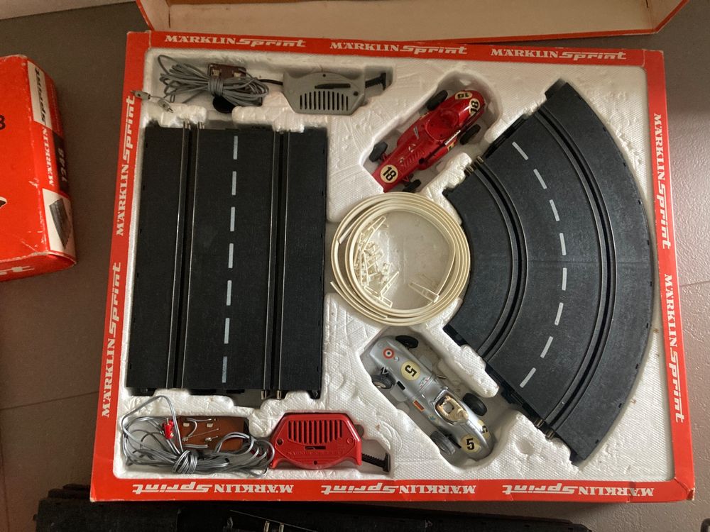 Märklin - Nr 1590 and 1591 - Two Sprint car track hand - Catawiki