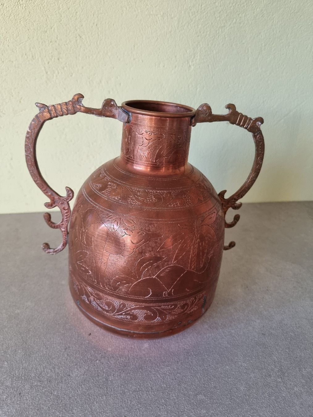 Vasi & Recipienti: Alte Kupfervase mit Griffen – Usato da himmelried venduto da bribuli 1