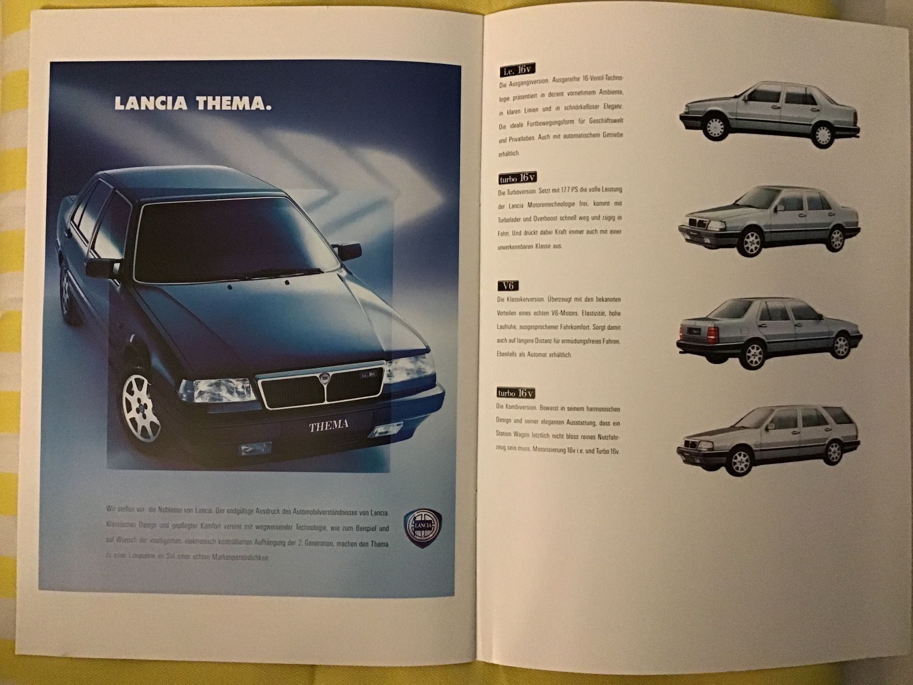 Lancia Dokumente: Lancia Programm Verkaufsprospekt – Gebraucht aus Scherzingen von Starseller62 5