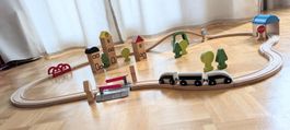 Holz Eisenbahn-Set mit Zubehör, wenig gebraucht, Top! (54)