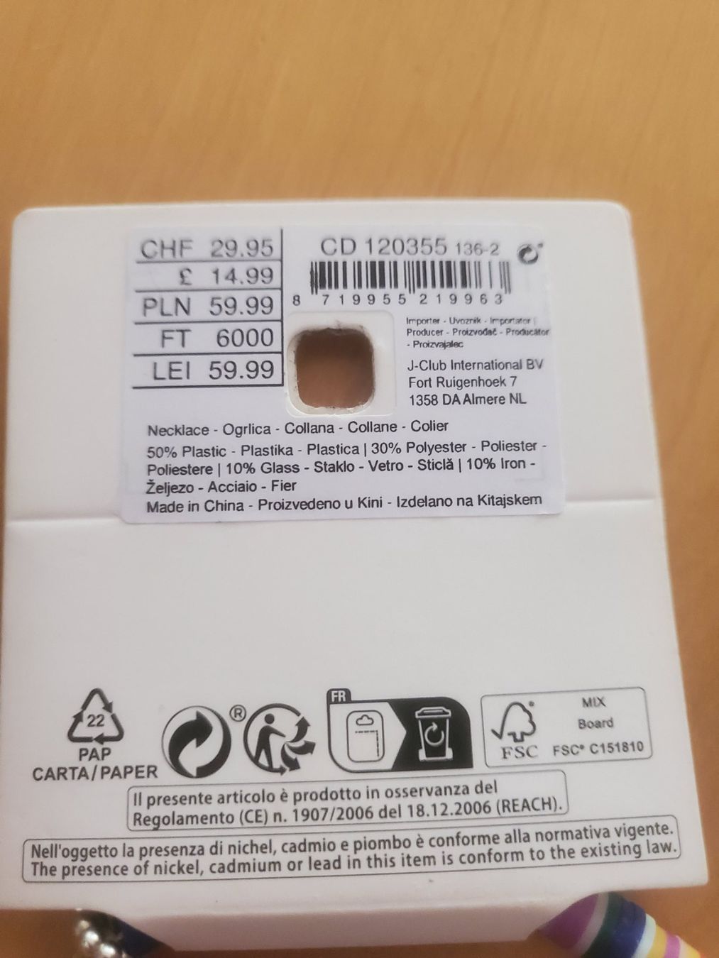 Catenine: Halskette 50 cm neu – Nuovo (secondo la descrizione) da Balsthal venduto da redcarpet 5
