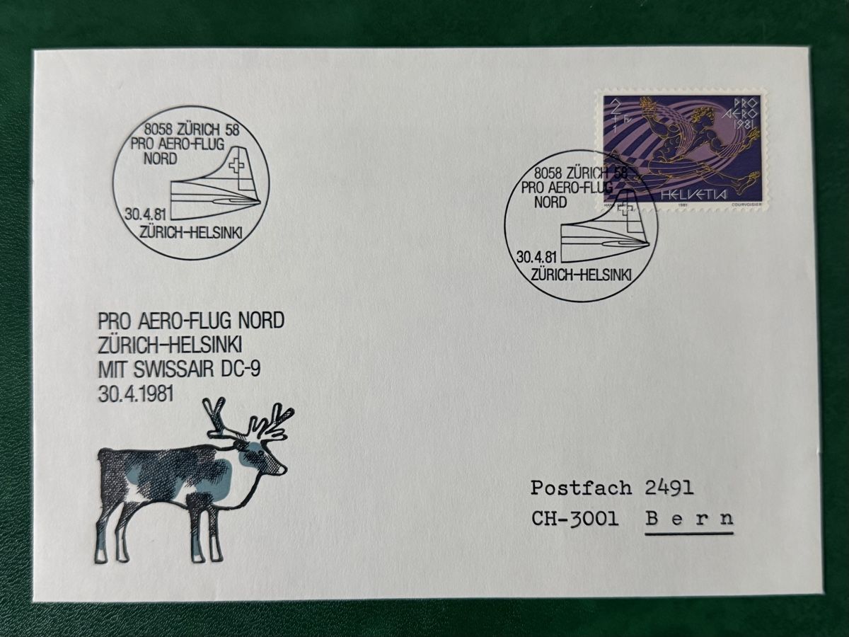 Tutti i francobolli: 4 FDC thème aviation – Usato da Petit-Lancy venduto da Solcarm 3