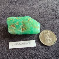 💚 Chrysoprase naturelle – pierre polie