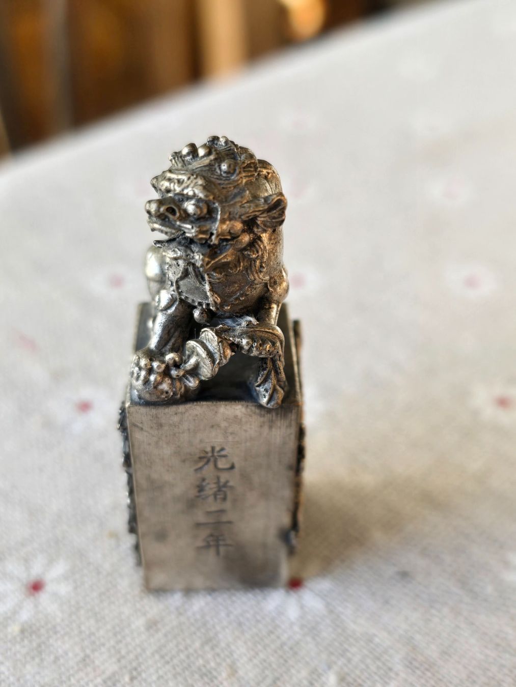 Statuette: Foo Hund Stempel wunderschön – Usato da Bottmingen venduto da sandy_2 2