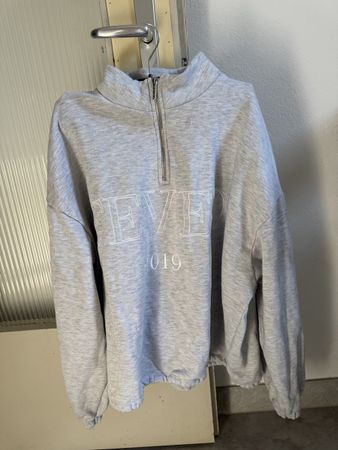 Teveo Half-Zip Pullover grau Grösse M