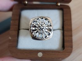 Bague Moderniste Argent – Design maison Alton Suede (1972)
