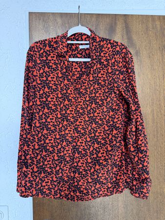 Equipment Femme Seide Silk Blouse Chemise
