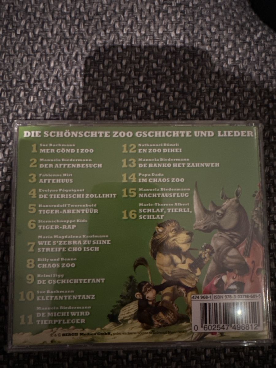 CD: CD Die schönschte Zoo Geschichten&Lieder – Usato da Pratteln venduto da Nala78 1