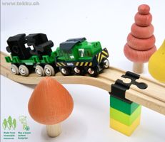 5 Adapter um BRIO Bahn und DUPLO zu kombinieren von tekku.ch
