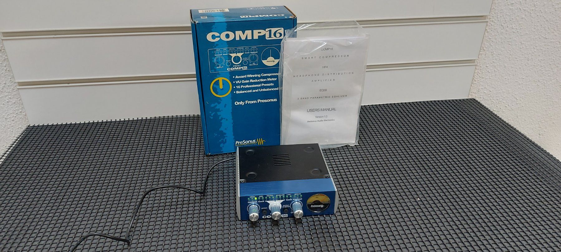 PreSonus Studioequipment: Presonus Comp 16 Preset Compressor inkl.netzteil, neuwertig – Neu (gemäss Beschreibung) aus Glattbrugg von Swissmusik