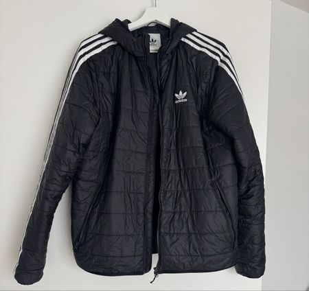 Adidas puff Winterjacke, Schwarz, Grösse M
