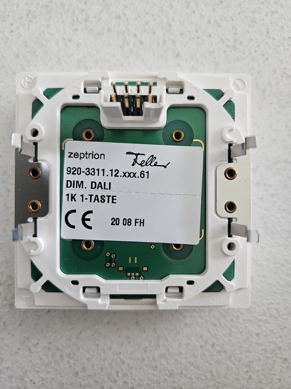 Zeptrion Interruttori: Feller Zeptrion Dimmer DALI gebraucht – Usato da Oftringen venduto da Mrg3