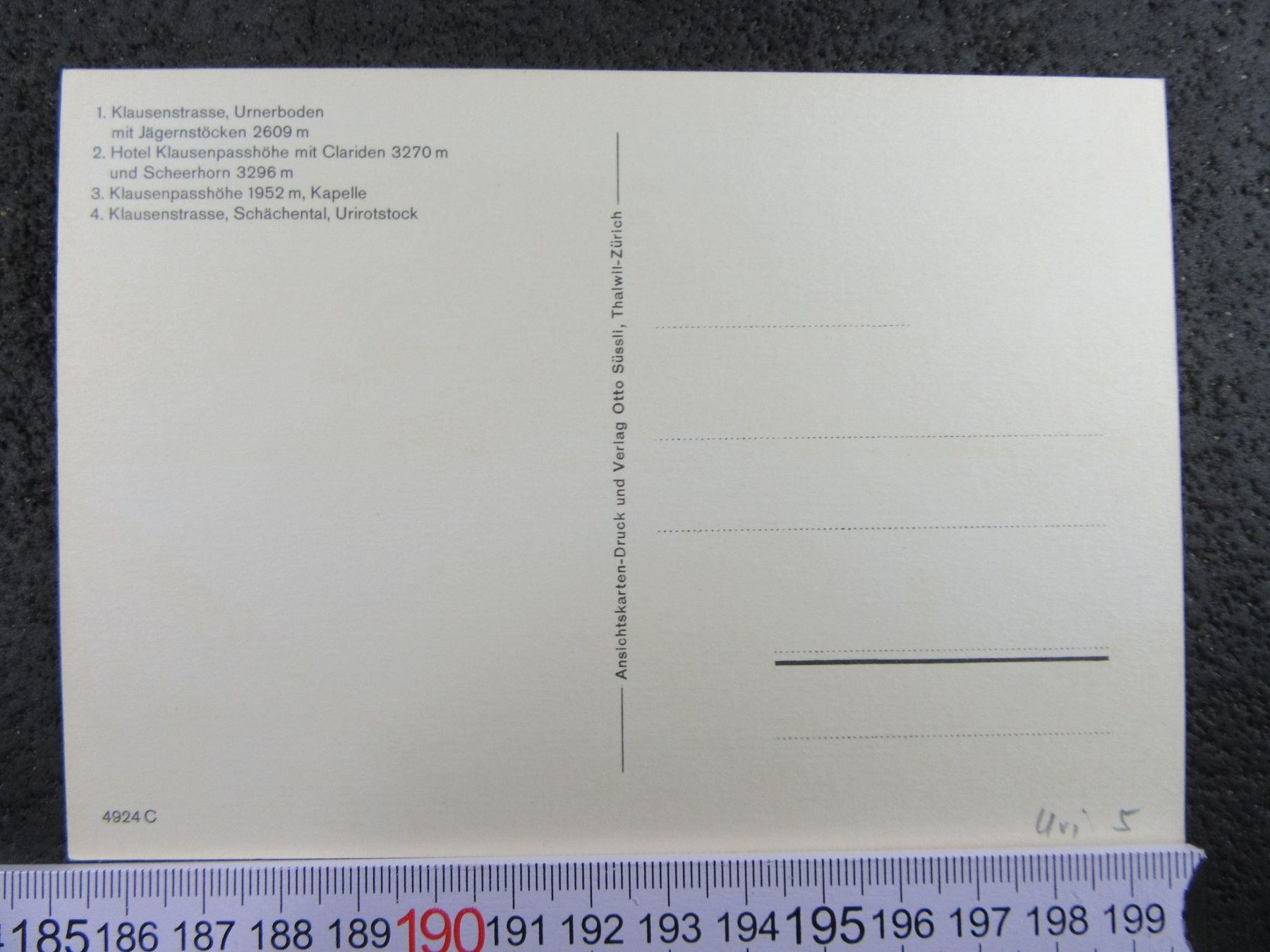 Cartoline postali: KLAUSENPASS POSTAUTOS URI AK – Usato da Ettingen venduto da Hausi4711 1