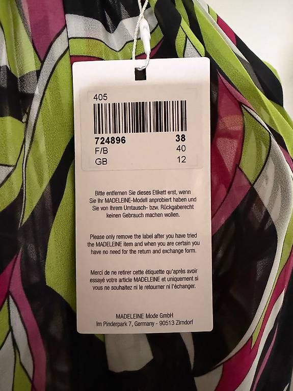 Madeleine Blusen: Bluse von Madeleine - Gr. 38 - NEU – Neu und originalverpackt aus Adliswil von casey23 2