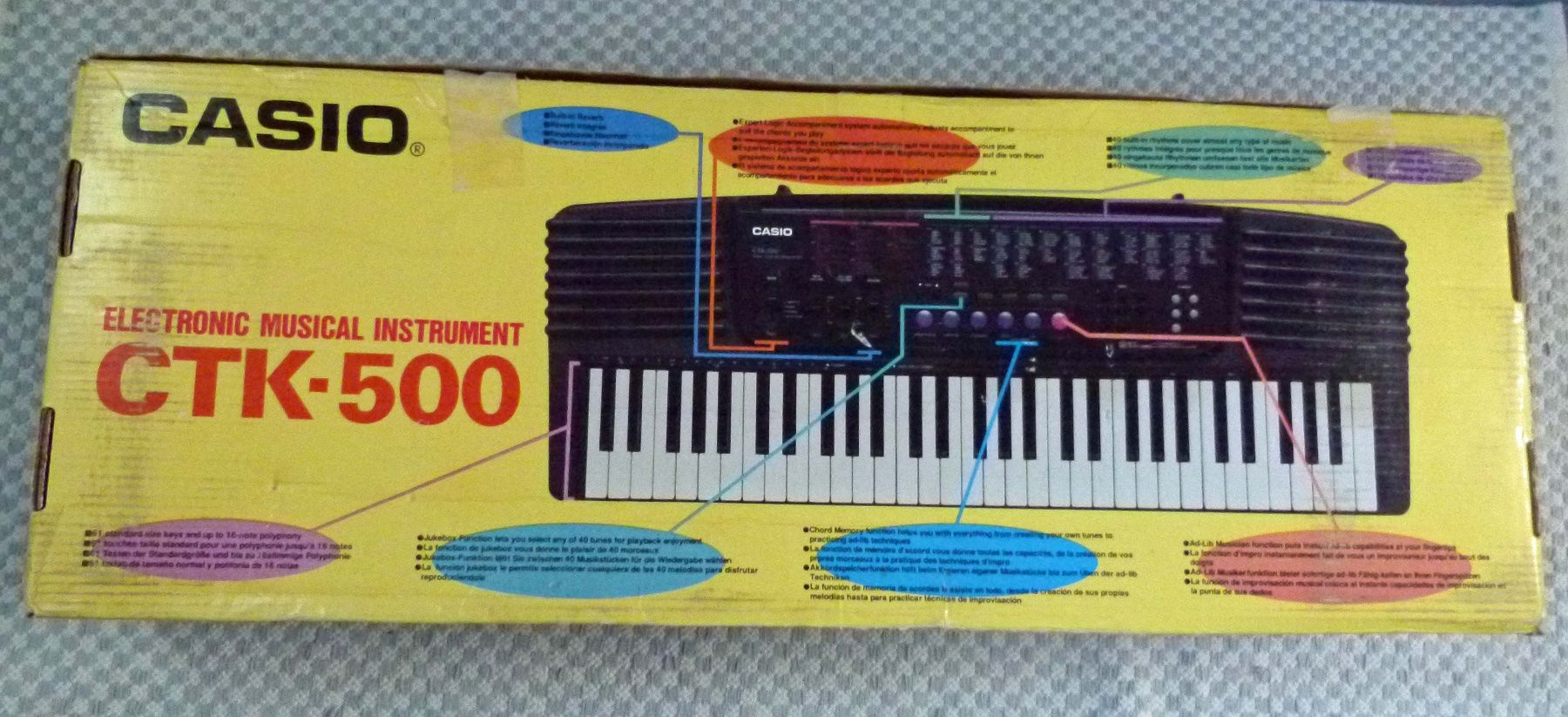 Casio Musikinstrumente: Keyboard Casio CTK 500 mit Ständer – Gebraucht aus Basel von  2