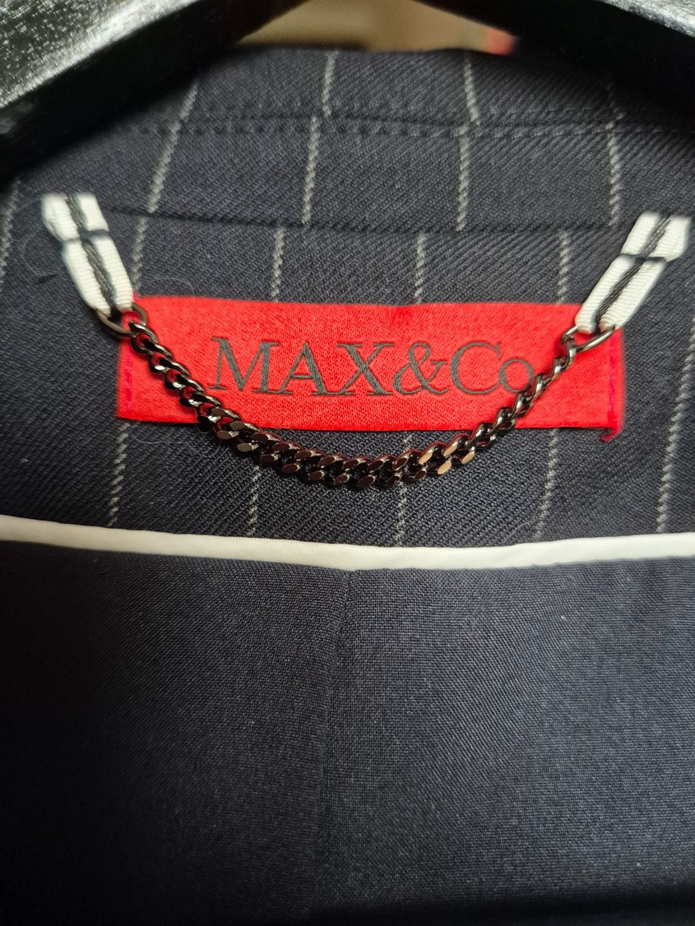 Max Mara Completi & Tailleur: Completo giacca e pantaloni a righe blu Max&co – Nuovo (secondo la descrizione) da Vessy venduto da erisakapllani 4