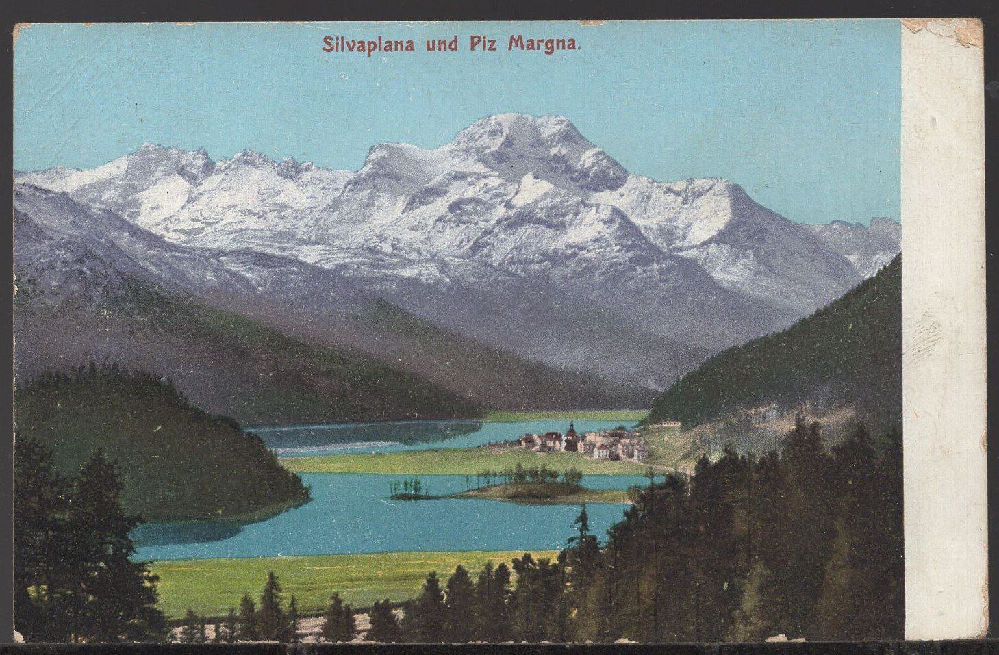 Ansichtskarten: Silvaplana und die Margna – Gebraucht aus Aarau von kufi44